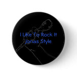 Rock It Jonas Style buttons