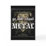 Rock=Life 'Ye Olde Skool Metal' Greeting Card