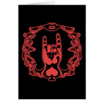 Rock Me Hand Greeting Card