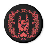Rock Me Hand Refrigerator Magnet