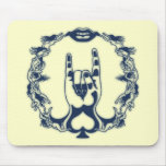 Rock Me Hand mousepads