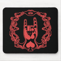 Rock Me Hand Mouse Pad