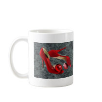 Rock Me Red Pom Poms Mugs