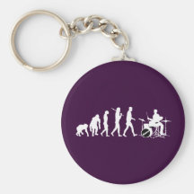 Rock Music Drummer and Jazz Dubstep Drums Keychains