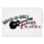 Rock-n-Roll Baby Brother Greeting Cards