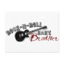 Rock-n-Roll Baby Brother Post Card