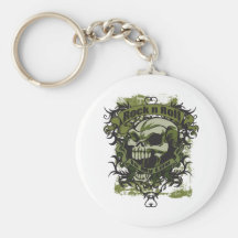 Rock n Roll is my Life Skull Key Chain
