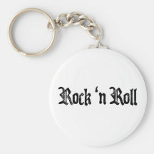 rock n roll key chain