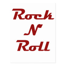 Rock N Roll Post Card