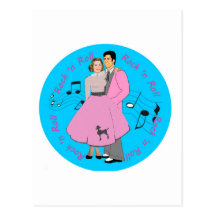 Rock ' n Roll Postcard