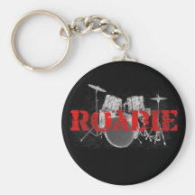 Rock 'n Roll Roadie Keychain