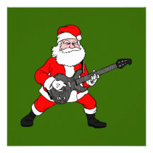 Rock N Roll Santa Claus Announcements