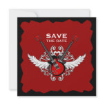 Rock 'n' Roll Save the Date invitation