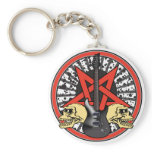 Rock n Roll Star keychains