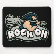 Rock On Caveman Mouse Mat
