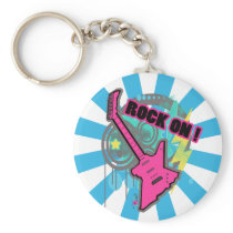 Rock On Keychain