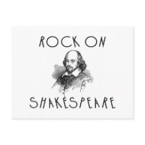 Rock On Shakespeare Postcard