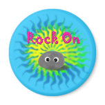 "Rock On" Tie-Dye Pet Rock magnets