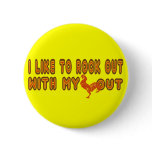 Rock out pin
