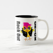 Rock Out Chick Mugs