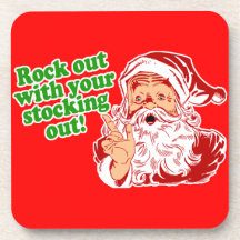 Rock Out With Your Sock Out Drink Coaster