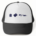 Rock Paper Shotgun Trucker Hat