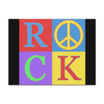 Rock Pop Art Design postcards