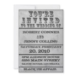 Rock Poster Wedding Invite (Today's Best Award) invitations