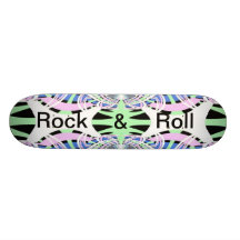 Rock & Roll Fractal Skateboard