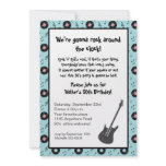 Rock & Roll Party Invitation