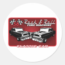 Rock & Roll Time Machine Stickers