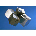Rock shiny Pyrite mineral blocks Photo Sculpture