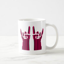 rock sign mugs