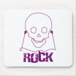 Rock Skull - Emo Alternative Grunge Scene Punk mousepads