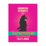 Rock Star Bat Mitzvah Save the Date in Hot Pink