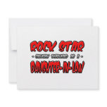 Rock Star...Daughter-In-Law Personalized Invite