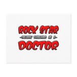 Rock Star...Doctor postcards