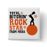 Rock Star from Mars Button