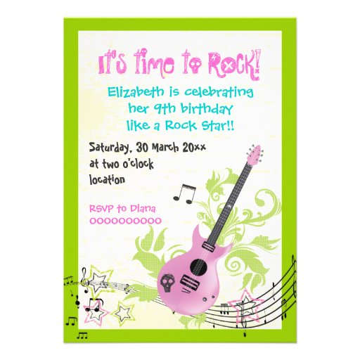 Girl Birthday Invitations