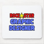 Rock Star Graphic Designer mousepads