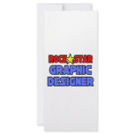 Rock Star Graphic Designer rack cards