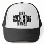 Rock Star In Angola Trucker Hat