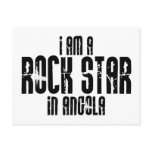 Rock Star In Angola Postcard