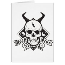Rock Star Ledgends Greeting Card