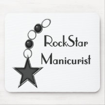 Rock Star Manicurist Mousepads