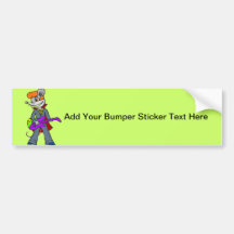 Rock Star Mouse Bumper Stickers