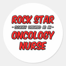 Rock Star...Oncology Nurse Sticker