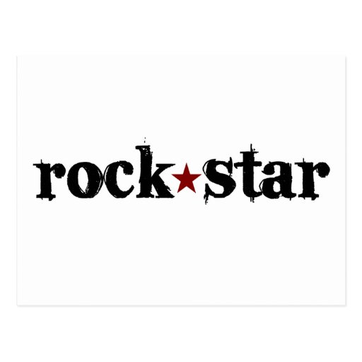 Rock Star Postcard