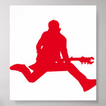 Rock Star Red Print