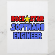 Rock Star Software Engineer Full Colour Flyer